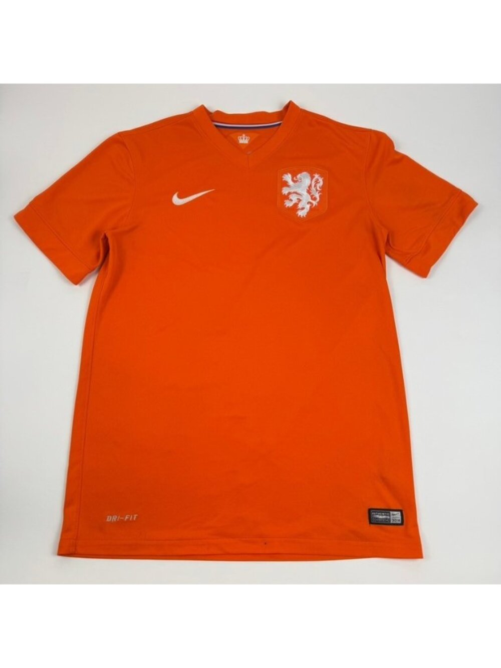 Nike Netherlands Soccer Jersey Football Shirt National Team 2014 Orange Home S